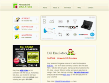 Tablet Screenshot of dsiemulators.com